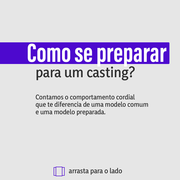 Como se preparar para um casting?